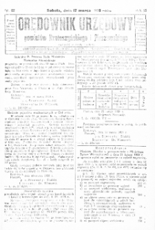 Orędownik Urzędowy Powiatów Krotoszyńskiego i Pleszewskiego 1928.03.17 R.55 Nr22