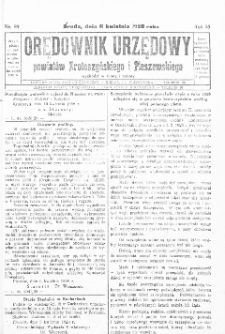 Orędownik Urzędowy Powiatów Krotoszyńskiego i Pleszewskiego 1928.04.11 R.55 Nr29
