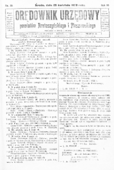 Orędownik Urzędowy Powiatów Krotoszyńskiego i Pleszewskiego 1928.04.25 R.55 Nr33