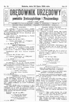 Orędownik Urzędowy Powiatów Krotoszyńskiego i Pleszewskiego 1928.07.28 R.55 Nr60