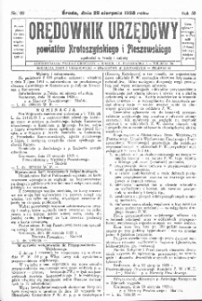 Orędownik Urzędowy Powiatów Krotoszyńskiego i Pleszewskiego 1928.08.29 R.55 Nr69