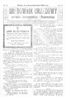 Orędownik Urzędowy Powiatów Krotoszyńskiego i Pleszewskiego 1928.10.31 R.55 Nr87