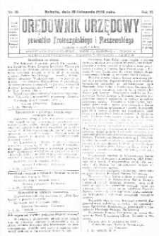 Orędownik Urzędowy Powiatów Krotoszyńskiego i Pleszewskiego 1928.11.10 R.55 Nr90