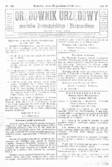 Orędownik Urzędowy Powiatów Krotoszyńskiego i Pleszewskiego 1928.12.15 R.55 Nr100