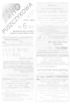 Echo Puszczykowa 1993.07.10 Nr 6(31)