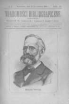 Wiadomości Bibliograficzne Warszawskie. 1885 R.4 nr5