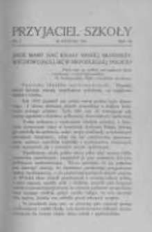 Przyjaciel Szkoły. 1928 R.7 nr8