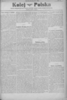 Kolej Polska: tygodnik poświęcony zagadnieniom i rozwojowi polskich dróg żelaznych, sprawom zawodowym i życiu kolejarzy: bezplatny dodatek do "Postępu" 1922.01.13 R.2 Nr2
