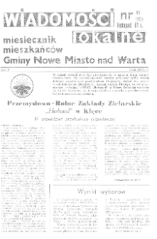 Wiadomości Lokalne 1991 R.2 Nr11(15)