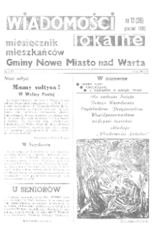 Wiadomości Lokalne 1992 R.3 Nr12(28)
