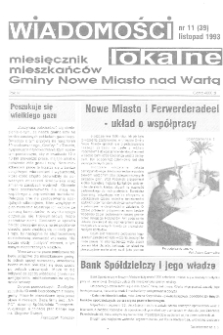 Wiadomości Lokalne 1993 R.4 Nr11(39)