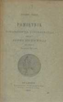Pamiętnik Towarzystwa Literackiego Imienia Adama Mickiewicza. 1889 R.3