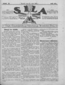 Siła: organ Chrześcijańskiego Narodowego Stronnictwa Pracy 1922.05.25 R.2 Nr20