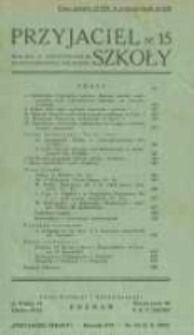 Przyjaciel Szkoły. 1937 R.16 nr15
