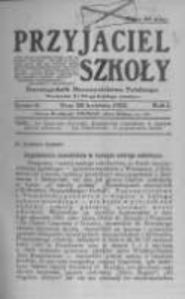 Przyjaciel Szkoły. 1922 R.1 nr8