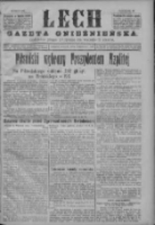 Lech. Gazeta Gnieźnieńska: codzienne pismo polityczne dla wszystkich stan&oacute;w 1926.06.01 R.28 Nr124