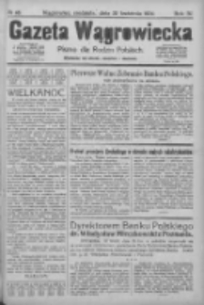 Gazeta Wągrowiecka: pismo dla rodzin polskich 1924.04.20 R.4 Nr48