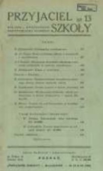 Przyjaciel Szkoły. 1939 R.18 nr13