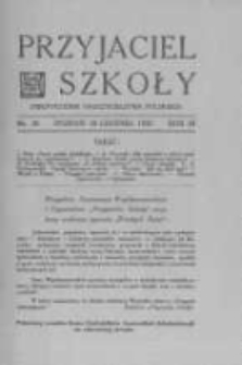 Przyjaciel Szkoły. 1930 R.9 nr20