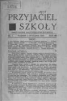 Przyjaciel Szkoły. 1931 R.10 nr1