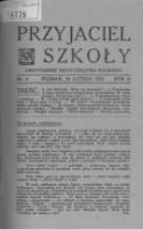 Przyjaciel Szkoły. 1931 R.10 nr4
