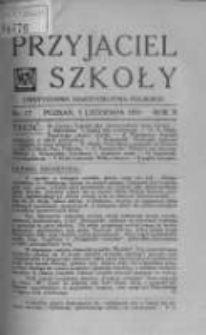 Przyjaciel Szkoły. 1931 R.10 nr17