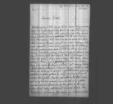 Juliusz Przyjemski i Bertold Wierciński do Władysława Zamoyskiego. Londyn 1853 r.