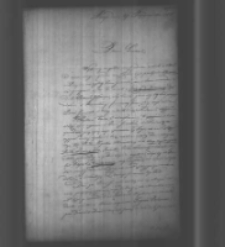 Edward Zymański do Władysława Zamoyskiego. Paryż 27 X 1855 r.