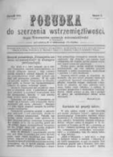 Pobudka Do Szerzenia Wstrzemięźliwości. 1891 R.1 czerwiec
