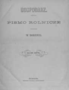 Gospodarz. 1875.01.07 R.4 nr1