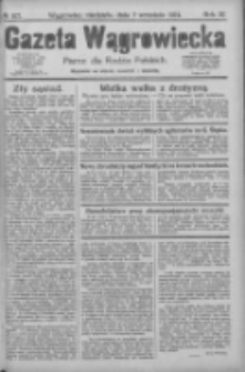 Gazeta Wągrowiecka: pismo dla rodzin polskich 1924.09.07 R.4 Nr107