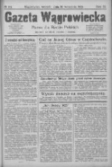 Gazeta Wągrowiecka: pismo dla rodzin polskich 1924.09.16 R.4 Nr111