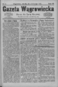 Gazeta Wągrowiecka: pismo dla ziemi pałuckiej 1927.02.22 R.7 Nr23