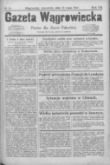 Gazeta Wągrowiecka: pismo dla ziemi pałuckiej 1927.05.19 R.7 Nr59