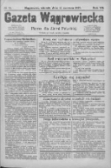 Gazeta Wągrowiecka: pismo dla ziemi pałuckiej 1927.06.21 R.7 Nr72