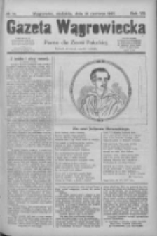 Gazeta Wągrowiecka: pismo dla ziemi pałuckiej 1927.06.26 R.7 Nr74