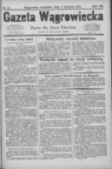 Gazeta Wągrowiecka: pismo dla ziemi pałuckiej 1927.08.07 R.7 Nr92