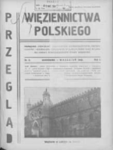 Przegląd Więziennictwa Polskiego: miesięcznik poświęcony zagadnieniom kryminologicznym, penitencjarnym i kulturalno-oświatowym, wydawany przez Kasę Wzajemnej Pomocy Funkcjonariuszy Straży Więziennej 1933 wrzesień R.1 Nr6