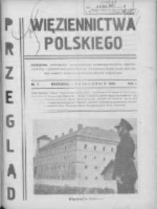 Przegląd Więziennictwa Polskiego: miesięcznik poświęcony zagadnieniom kryminologicznym, penitencjarnym i kulturalno-oświatowym, wydawany przez Kasę Wzajemnej Pomocy Funkcjonariuszy Straży Więziennej 1933 październik R.1 Nr7