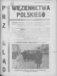 Przegląd Więziennictwa Polskiego: miesięcznik poświęcony zagadnieniom kryminologicznym, penitencjarnym i kulturalno-oświatowym, wydawany przez Kasę Wzajemnej Pomocy Funkcjonariuszy Straży Więziennej 1933 listopad R.1 Nr8
