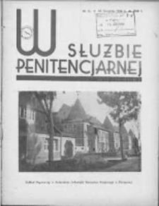 W Służbie Penitencjarnej: dwutygodnik straży więziennej 1936.08.15 R.1 Nr8