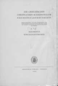 Sozomenus Kirchengeschichte