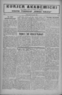 Kurjer Akademicki: dodatek tygodniowy "Nowego Kurjera" 1927.01.30 R.1 Nr5