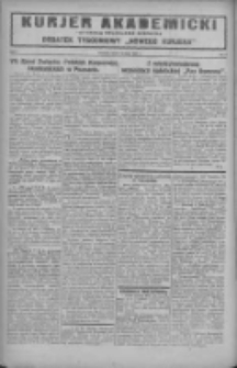 Kurjer Akademicki: dodatek tygodniowy "Nowego Kurjera" 1927.02.06 R.1 Nr6