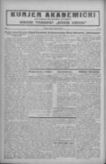 Kurjer Akademicki: dodatek tygodniowy "Nowego Kurjera" 1927.03.06 R.1 Nr10