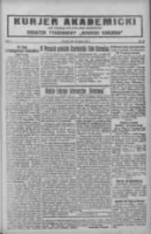 Kurjer Akademicki: dodatek tygodniowy "Nowego Kurjera" 1927.03.20 R.1 Nr12