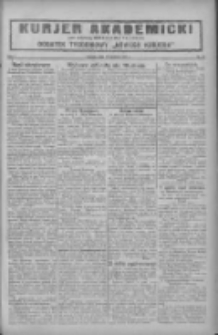 Kurjer Akademicki: dodatek tygodniowy "Nowego Kurjera" 1927.04.17 R.1 Nr16