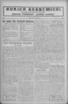 Kurjer Akademicki: dodatek tygodniowy "Nowego Kurjera" 1927.05.01 R.1 Nr18