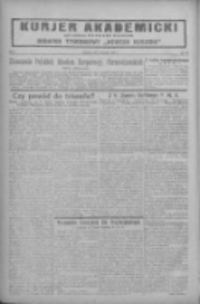 Kurjer Akademicki: dodatek tygodniowy "Nowego Kurjera" 1927.05.29 R.1 Nr22