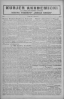 Kurjer Akademicki: dodatek tygodniowy "Nowego Kurjera" 1927.07.10 R.1 Nr28